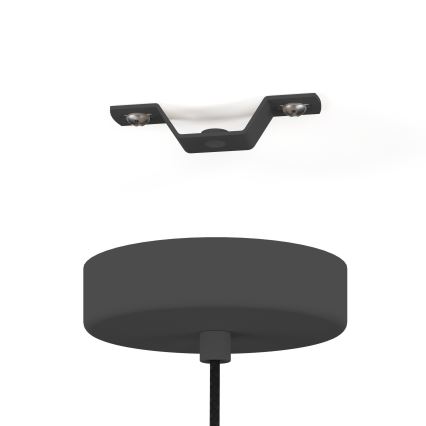Eglo - Hängeleuchte 1xE27/40W/230V schwarz