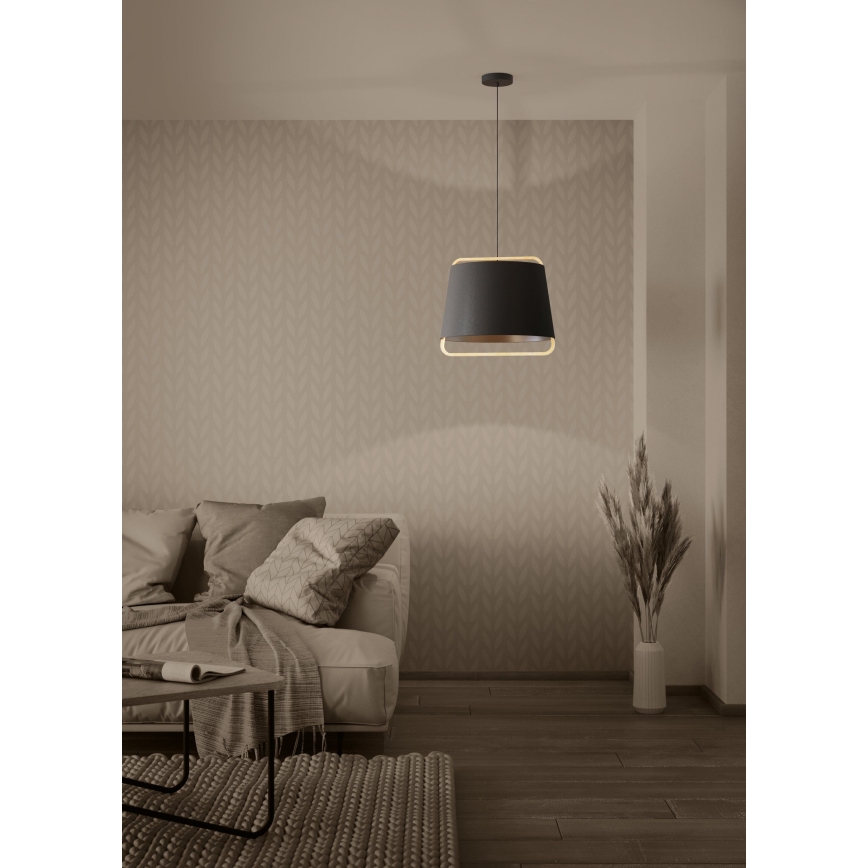 Eglo - Hängeleuchte 1xE27/40W/230V schwarz