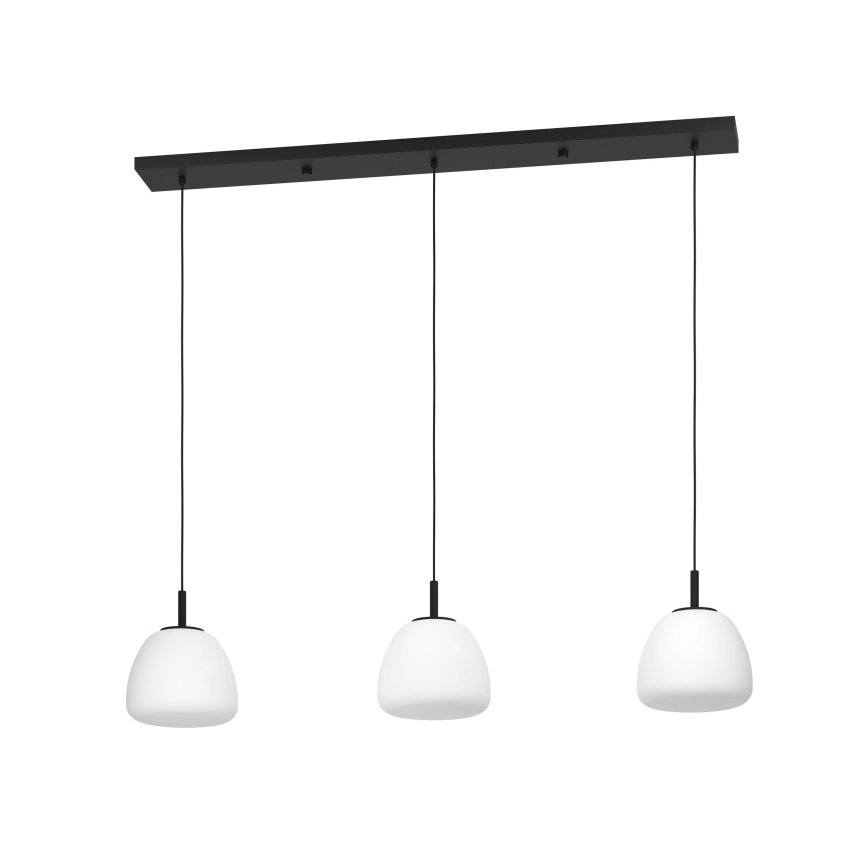 Eglo - Hängeleuchte 3xE27/40W/230V schwarz