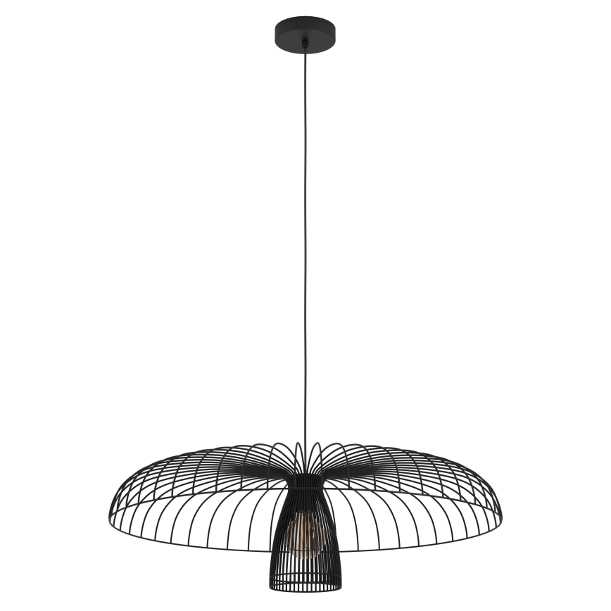 Eglo - Hängeleuchte 1xE27/60W/230V d 77 cm schwarz