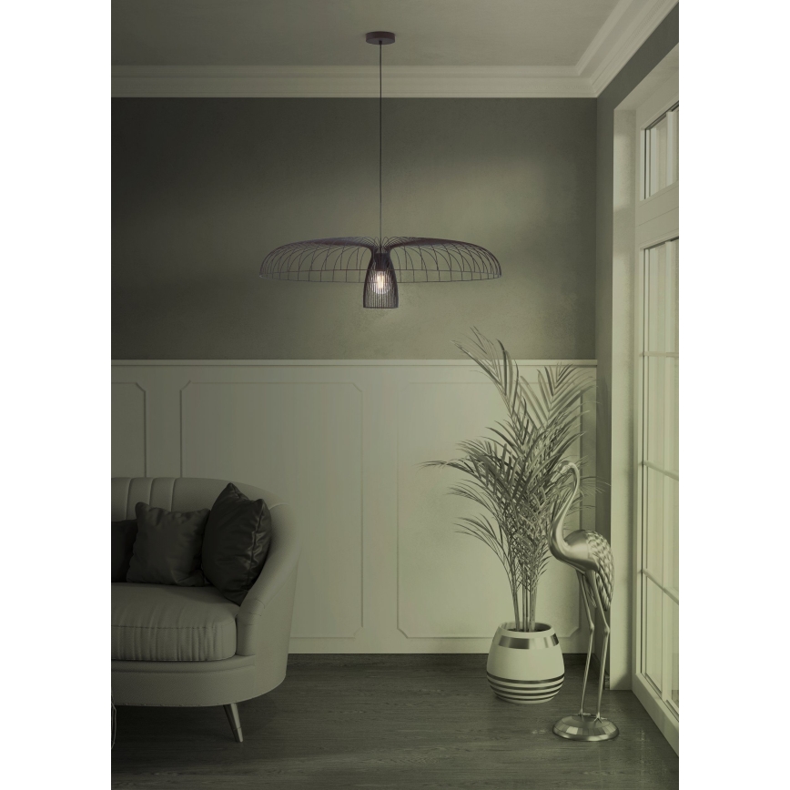Eglo - Hängeleuchte 1xE27/60W/230V d 98,5 cm schwarz