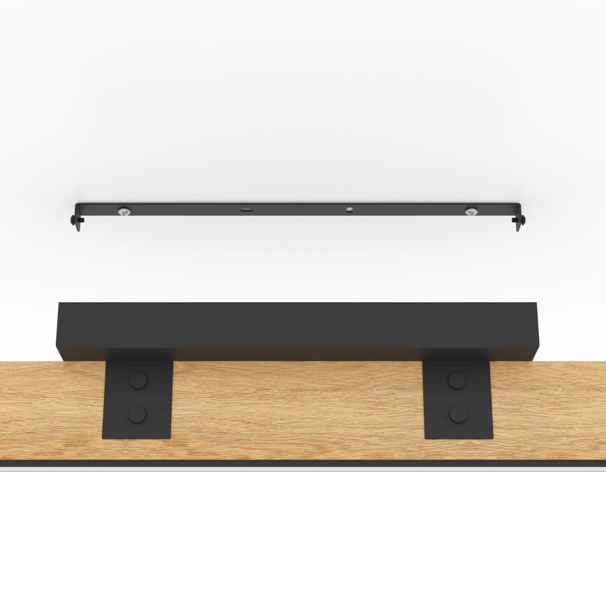Eglo - Dimmbare LED-Deckenleuchte LED/27W/230V 3000K schwarz/braun