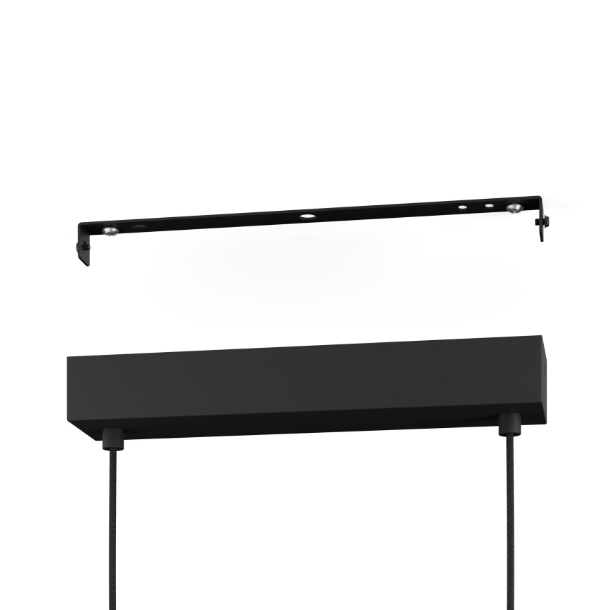 Eglo - Dimmbare LED-Hängeleuchte LED/28,8W/230V 3000K schwarz/braun