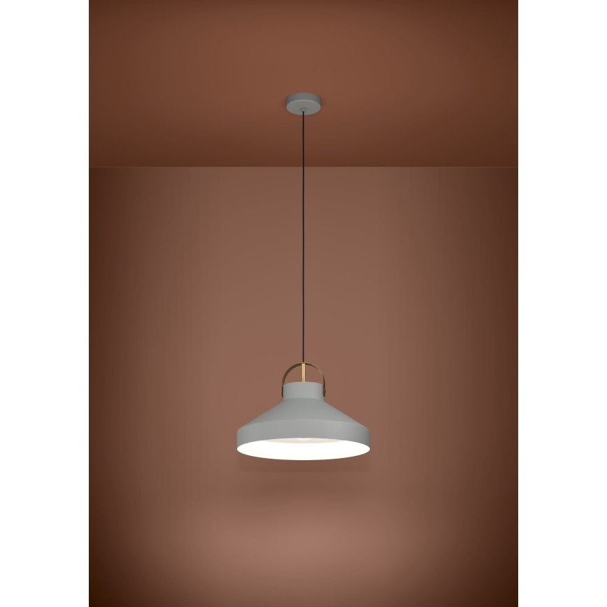 Eglo - Hängeleuchte 1xE27/40W/230V grau