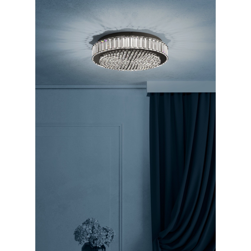 Eglo - Dimmbare LED-Deckenleuchte LED/23,5W/230V 4000K schwarz