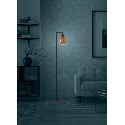 Eglo - Stehleuchte 1xE27/40W/230V braun
