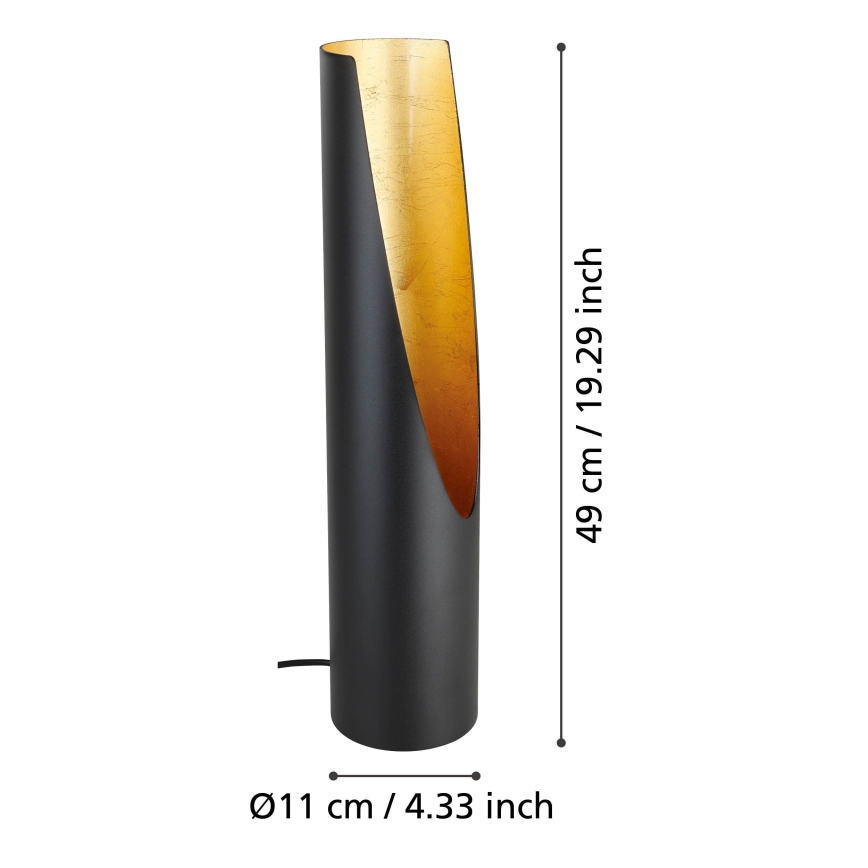 Eglo - LED-Tischleuchte 1xGU10/4,7W/230V schwarz/golden