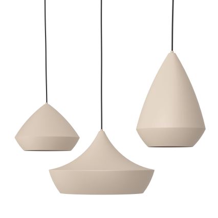 Eglo - Hängeleuchte 3xE27/28W/230V beige