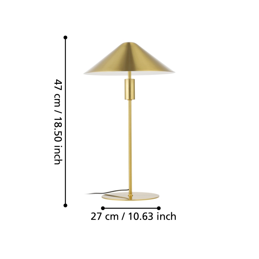 Eglo - Dimmbare LED-Tischleuchte LED/12W/230V 3000K golden