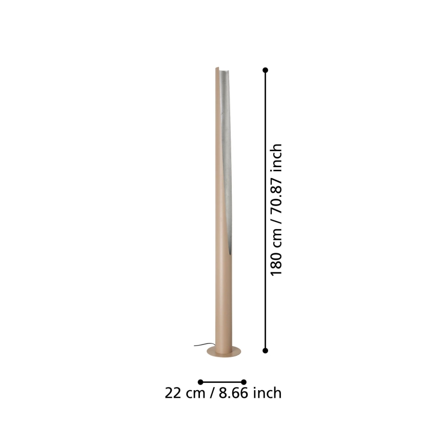 Eglo - LED-Stehleuchte 1xGU10/5,7W/230V beige
