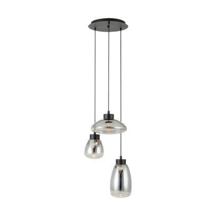 Eglo - Dimmbare LED-Hängeleuchte 3xLED/5,4W/230V 2700K rauchig
