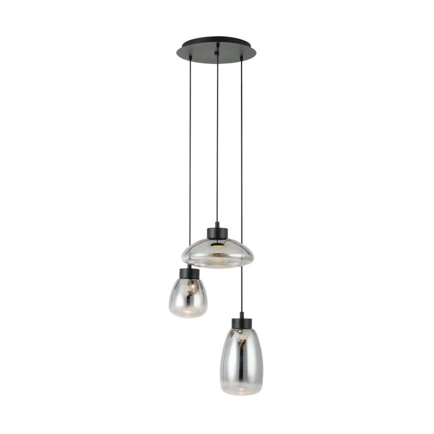 Eglo - Dimmbare LED-Hängeleuchte 3xLED/5,4W/230V 2700K rauchig