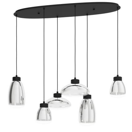 Eglo - Dimmbare LED-Hängeleuchte 6xLED/5,4W/230V 2700K rauchig