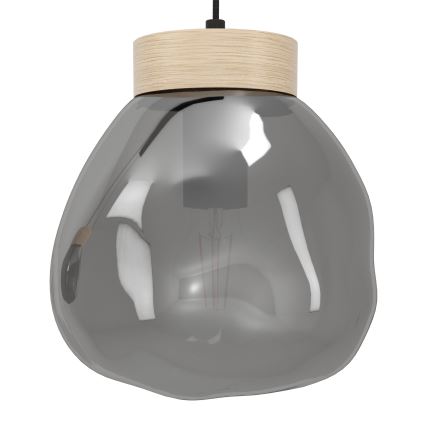 Eglo - Hängeleuchte 3xE27/40W/230V rauchig