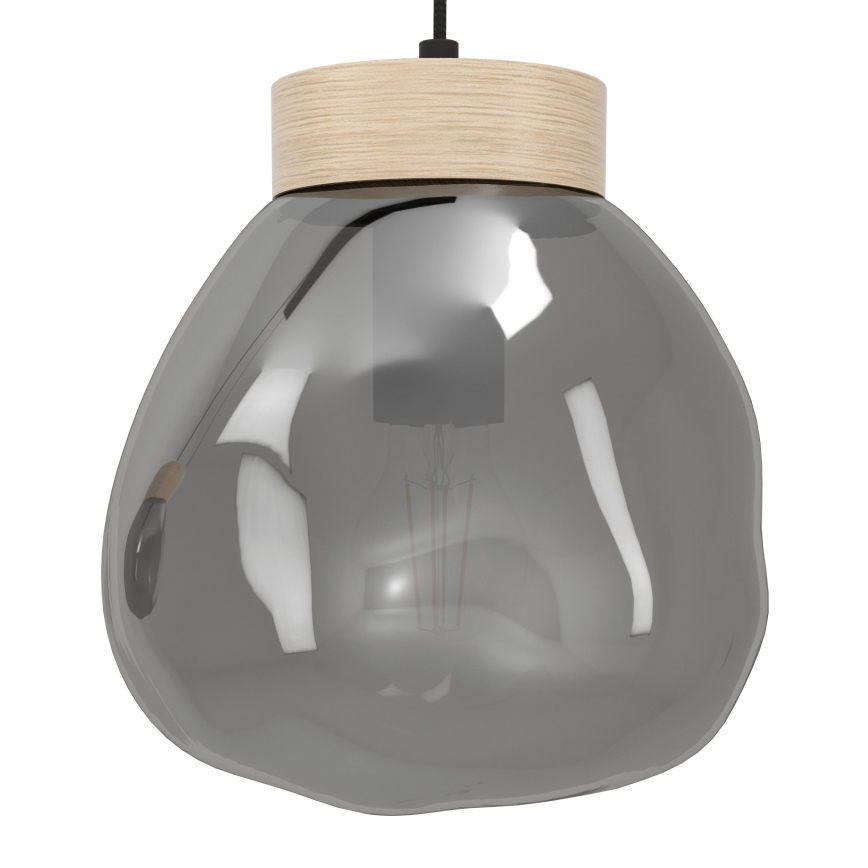 Eglo - Hängeleuchte 3xE27/40W/230V rauchig