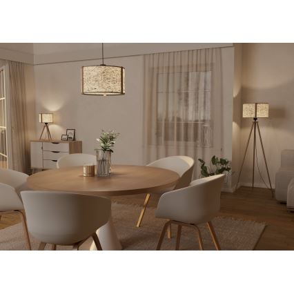 Eglo - Hängeleuchte 1xE27/25W/230V beige