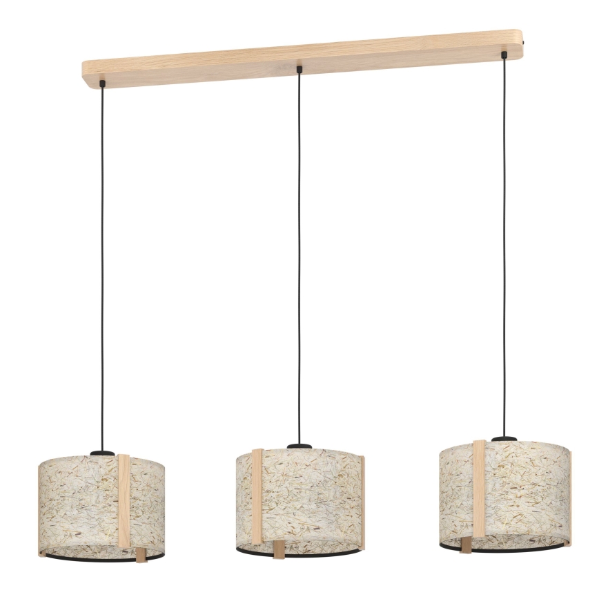 Eglo - Hängeleuchte 3xE27/25W/230V beige