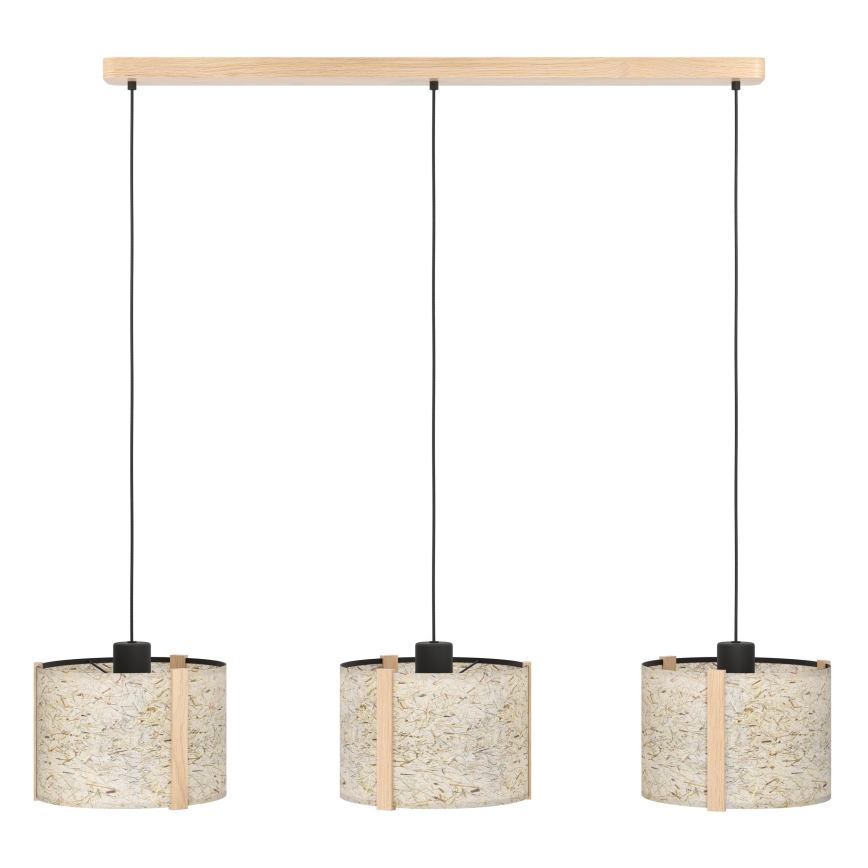 Eglo - Hängeleuchte 3xE27/25W/230V beige