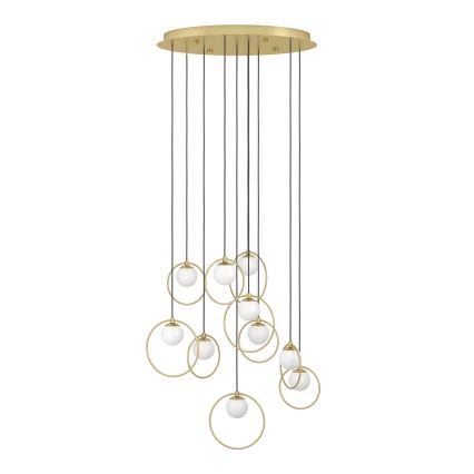 Eglo - Dimmbare LED-Hängeleuchte 10xLED/3W/230V 3000K d 58 cm golden