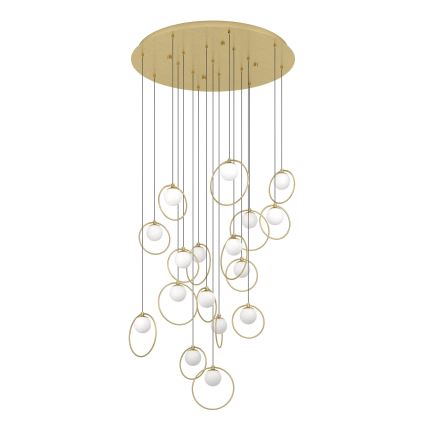 Eglo - Dimmbare LED-Hängeleuchte 17xLED/3W/230V 3000K d 78 cm golden