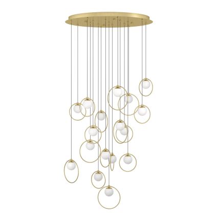 Eglo - Dimmbare LED-Hängeleuchte 17xLED/3W/230V 3000K d 78 cm golden