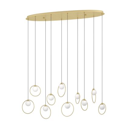 Eglo - Dimmbare LED-Hängeleuchte 10xLED/3W/230V 3000K golden