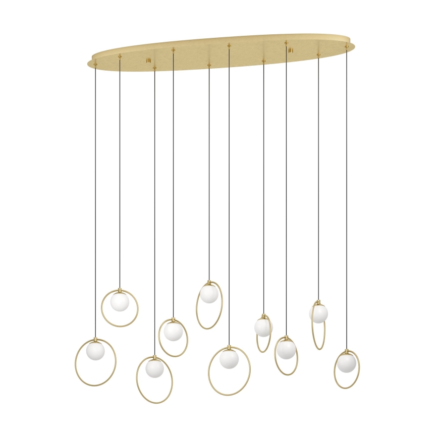Eglo - Dimmbare LED-Hängeleuchte 10xLED/3W/230V 3000K golden