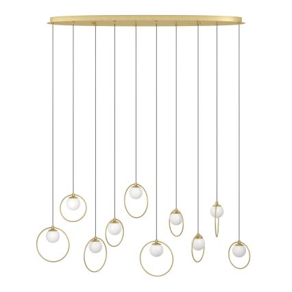 Eglo - Dimmbare LED-Hängeleuchte 10xLED/3W/230V 3000K golden