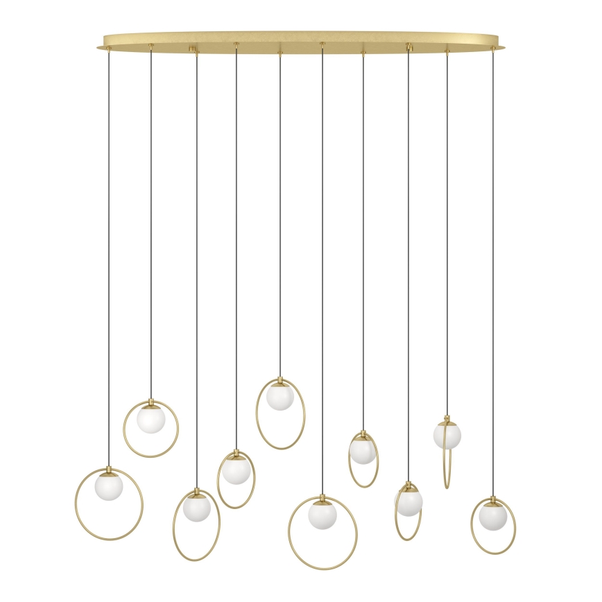 Eglo - Dimmbare LED-Hängeleuchte 10xLED/3W/230V 3000K golden