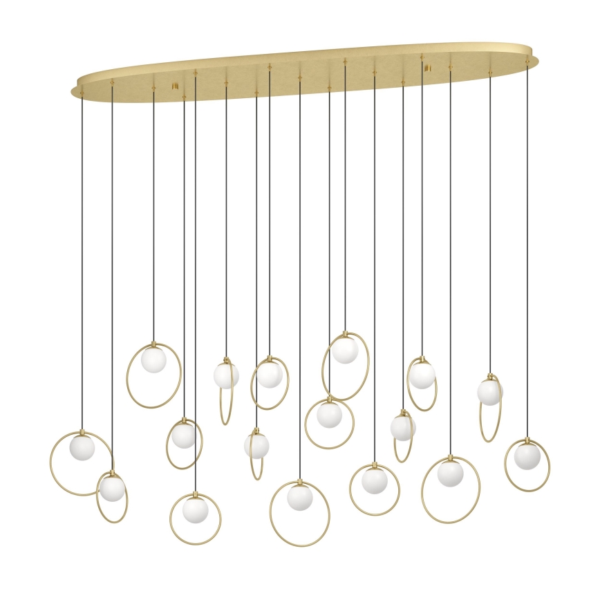 Eglo - Dimmbare LED-Hängeleuchte 17xLED/3W/230V 3000K golden