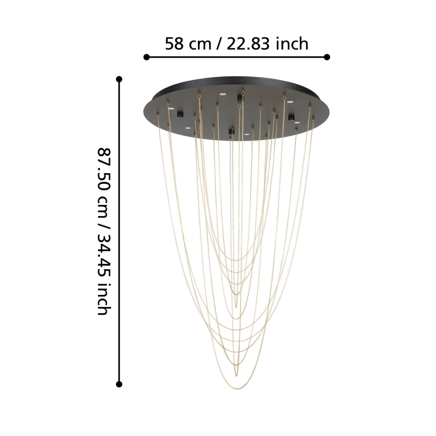 Eglo - Dimmbare LED-Deckenleuchte 6xLED/4,2W/230V 3000K
