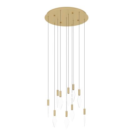 Eglo - Dimmbare LED-Hängeleuchte 10xLED/3W/230V 3000K d 58 cm golden