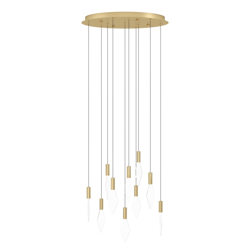 Eglo - Dimmbare LED-Hängeleuchte 10xLED/3W/230V 3000K d 58 cm golden