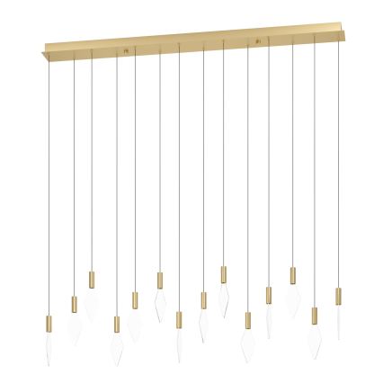 Eglo - Dimmbare LED-Hängeleuchte 14xLED/3,3W/230V 3000K golden
