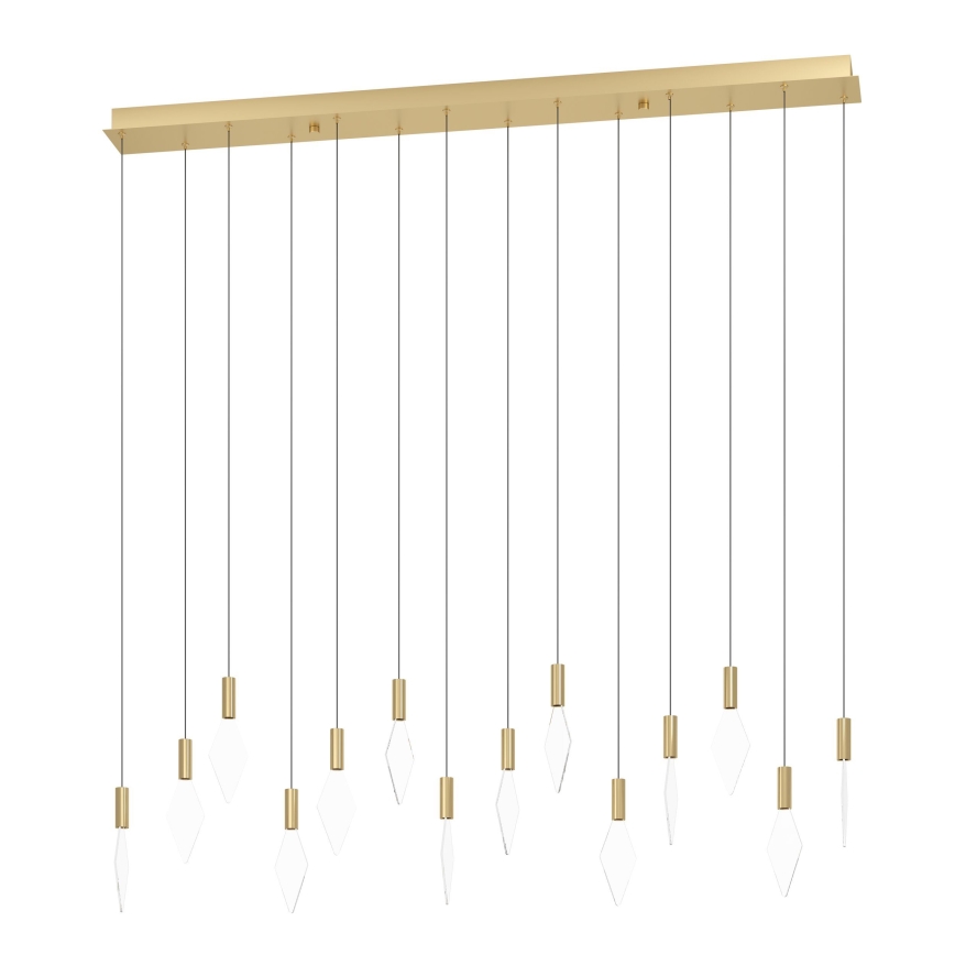 Eglo - Dimmbare LED-Hängeleuchte 14xLED/3,3W/230V 3000K golden