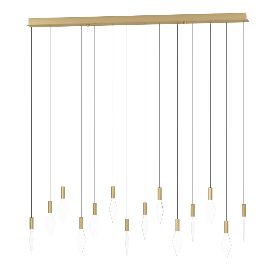 Eglo - Dimmbare LED-Hängeleuchte 14xLED/3,3W/230V 3000K golden
