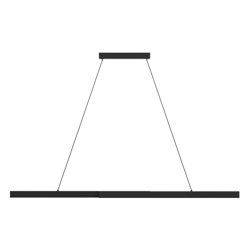 Eglo - LED dimmbare Hängeleuchte an Seil LED/20W/230V 3000K schwarz