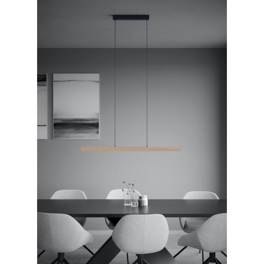 Eglo - Dimmbare LED-Hängeleuchte LED/21W/230V 3000K braun