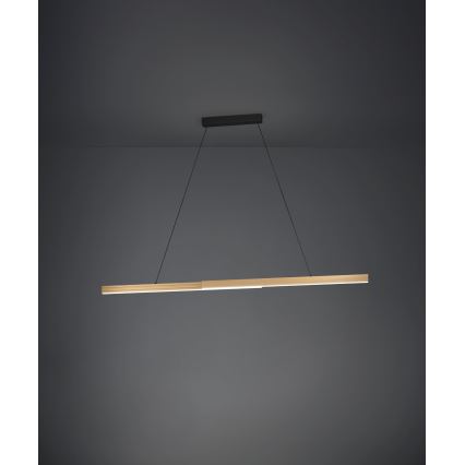 Eglo - Dimmbare LED-Hängeleuchte LED/21W/230V 3000K braun
