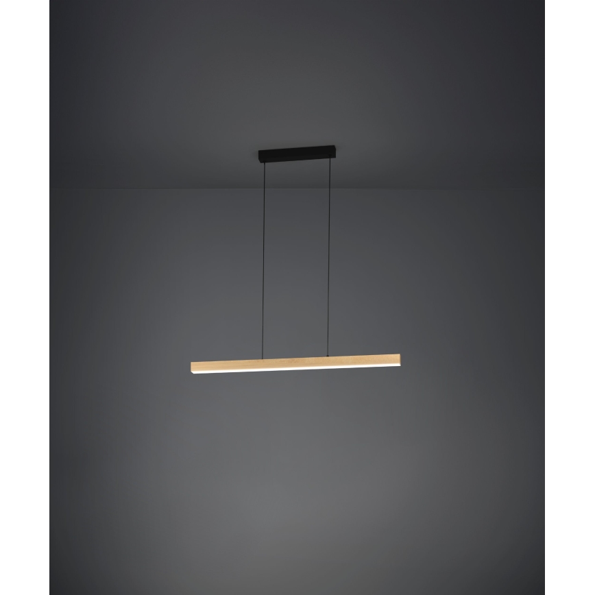 Eglo - Dimmbare LED-Hängeleuchte LED/21W/230V 3000K braun