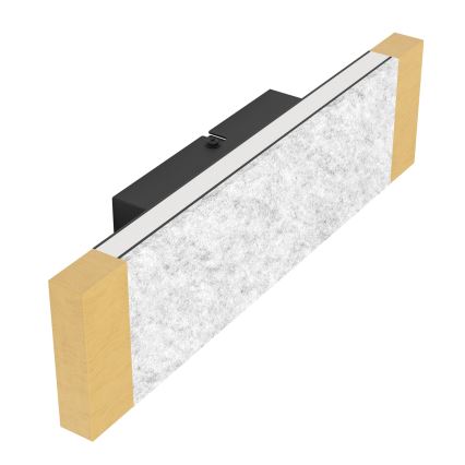 Eglo - LED-Wandleuchte 2xLED/5,4W/230V 3000K braun/grau