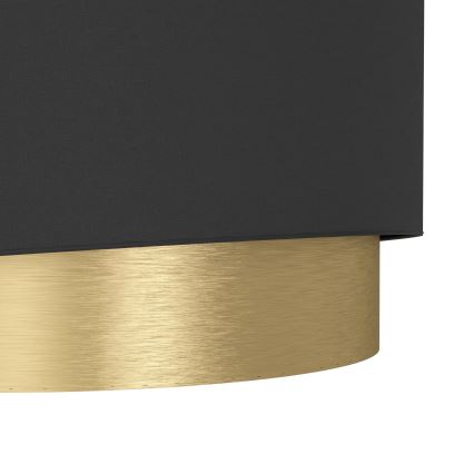 Eglo - Wandleuchte 1xE27/40W/230V schwarz/golden