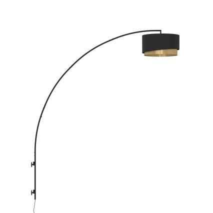 Eglo - Wandleuchte 1xE27/40W/230V schwarz/golden