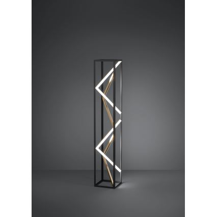 Eglo - Dimmbare LED-Stehleuchte LED/23W/230V 2700-6500K schwarz/golden + Fernbedienung