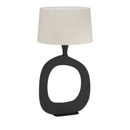 Eglo - Tischleuchte 1xE27/60W/230V 88 cm schwarz/cremefarben