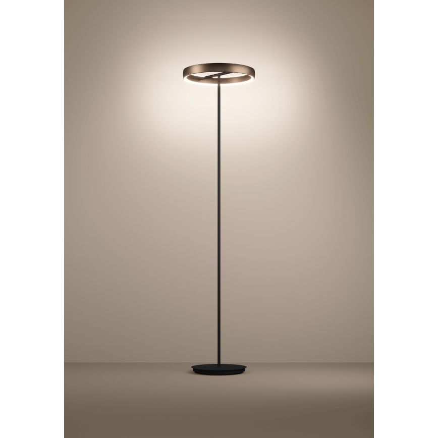 Eglo Stars of Light - Dimmbare LED-Stehlampe mit Bewegungsmelder 2xLED/19W/230V 2200-6500K braun