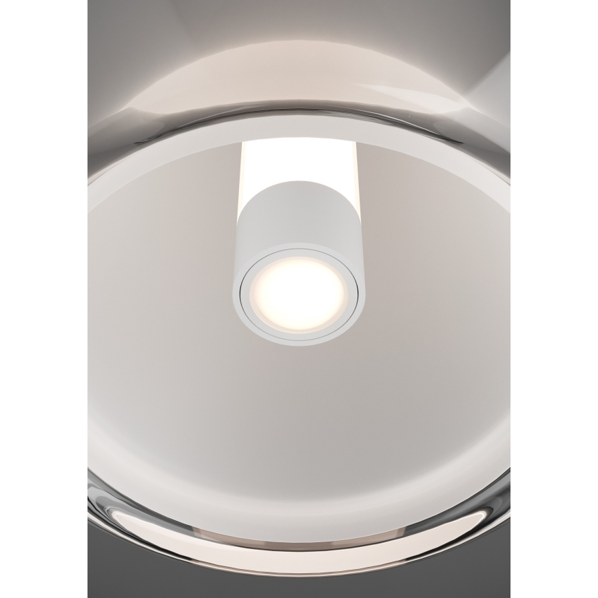 Eglo - LED-dimmbare Pendelleuchte an Stahlseil 2xLED/7W/230V + 4xLED/5,5W + 6xLED/1,6W 2200-6500K schwarz-chrom