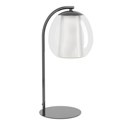 Eglo - LED-dimmbare Tischlampe LED/5,5W/230V + LED/1,6W glänzender Chrom