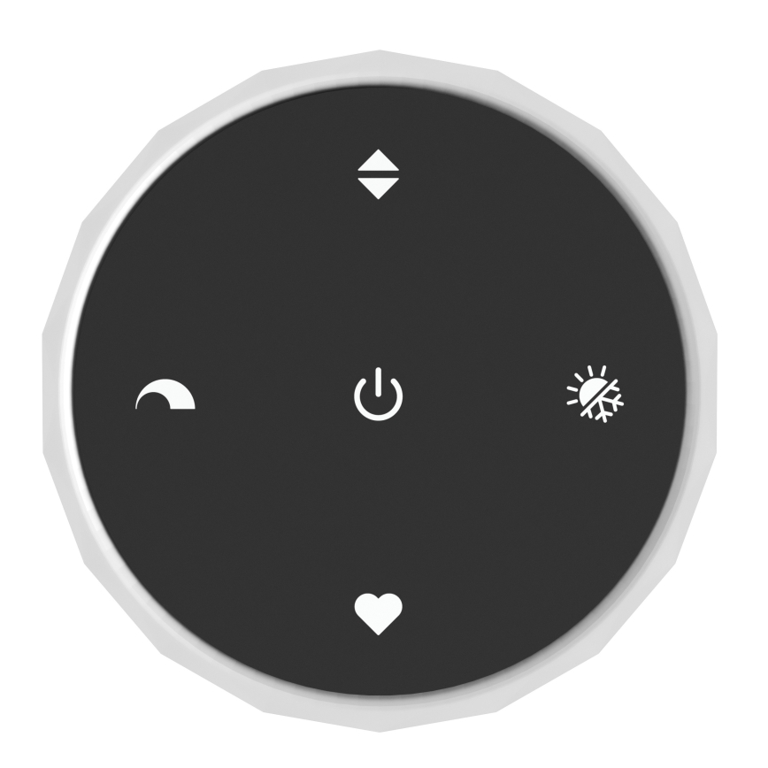 Eglo - LED dimmbare Pendelleuchte an Seil 3xLED/5,8W/230V 2200-6500K schwarz/beige/rauchfarben + Fernbedienung