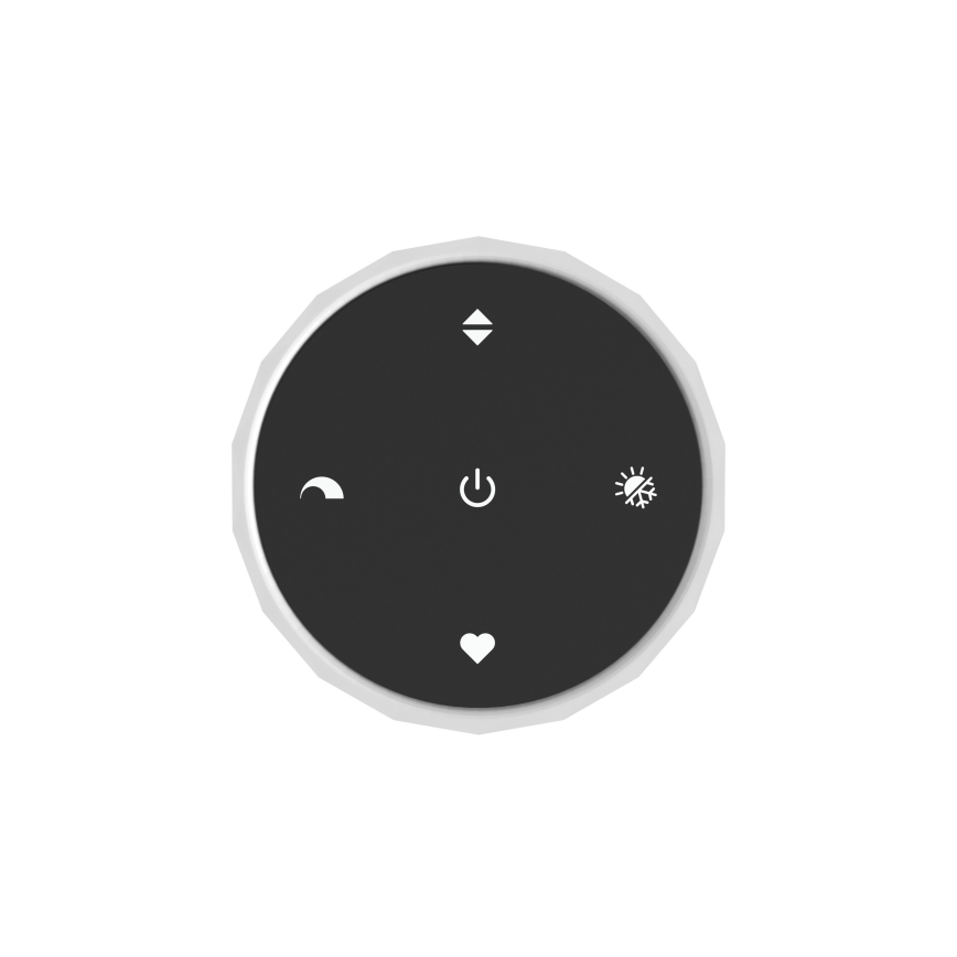 Eglo - LED-dimmbare Hängeleuchte an Seil LED/30W/230V schwarz + Fernbedienung